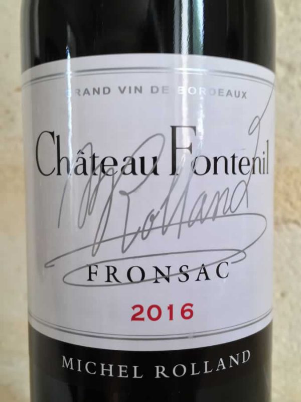 Château Fontenil Wine Label