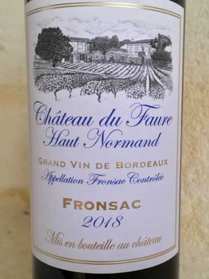 Château du Faure Haut Normand Label