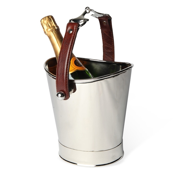Polo Nickel Single Champagne Cooler