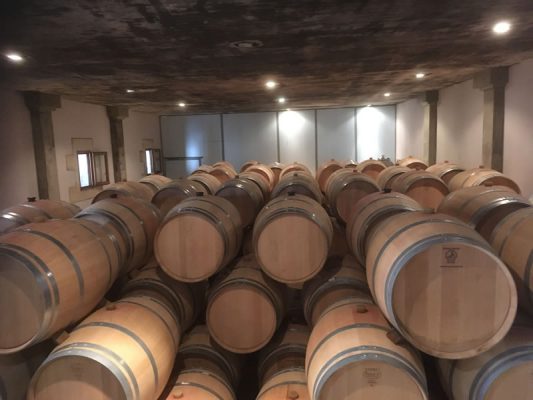 Bordeaux Wine Barrels